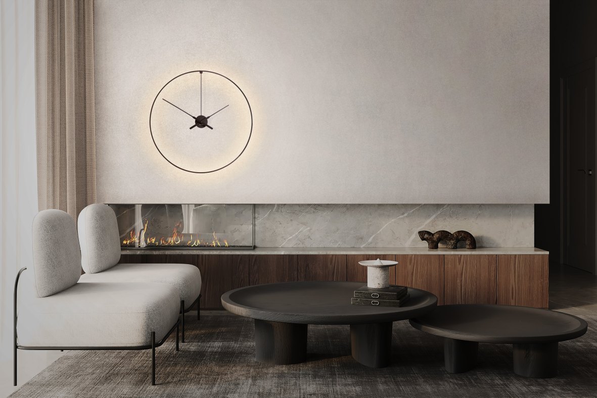 Ombra Clock wandklok van nomon