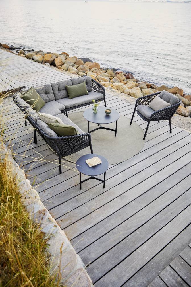 Ocean loungestoel voor buiten van Cane-Line