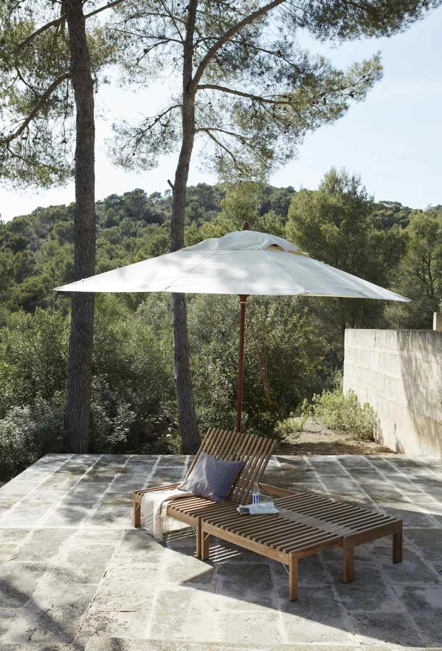 Messina-parasol Skagerak by Fritz Hansen Ø 210 cm / Gebroken wit