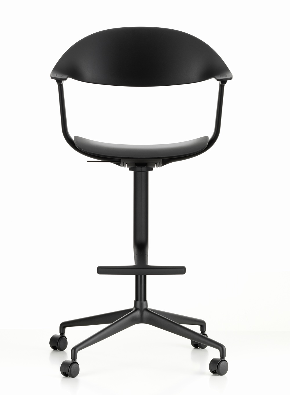 Mynt High draaistoel zitting/rugleuning van kunststof Vitra
