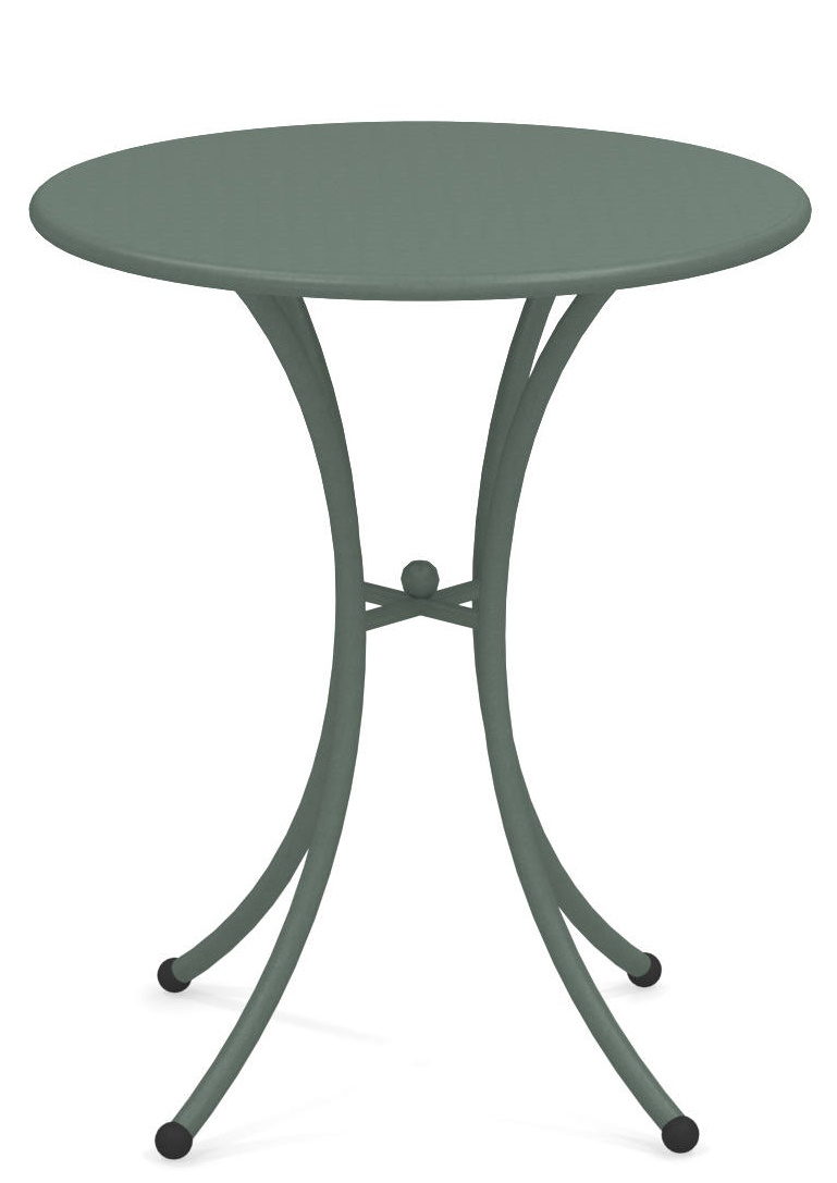 Emu Pigalle runder Gartentisch in Grün, ideal für den Außenbereich und die Terrasse.