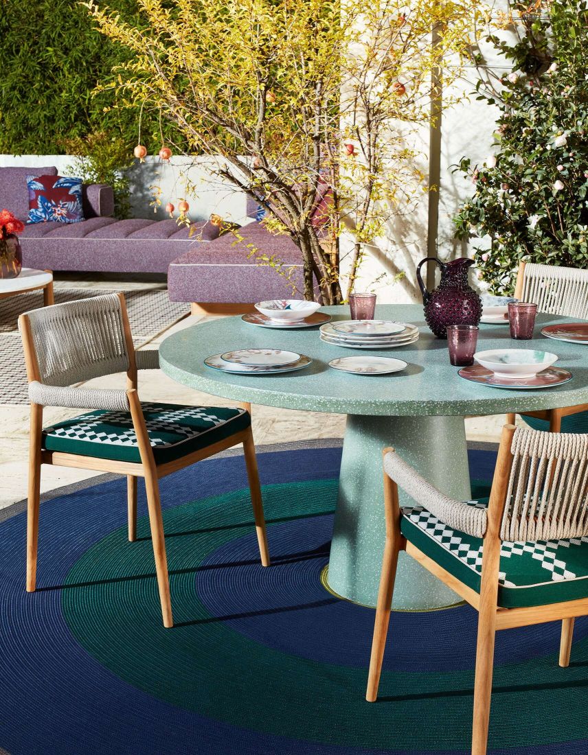 Dine Out Chair stoel met zitkussen van Cassina