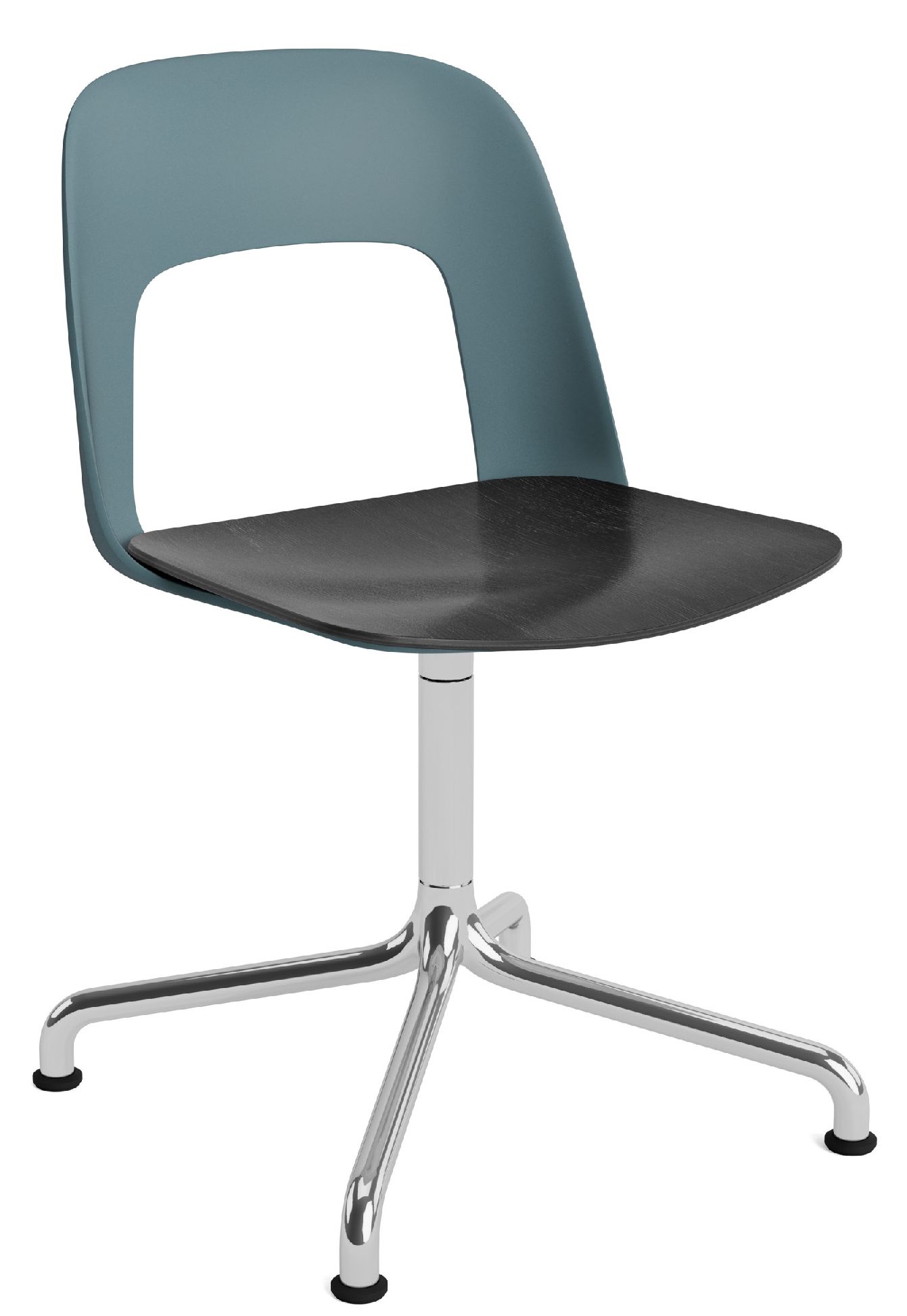 Layout Side Chair 152 draaistoel met vierpoot Hay