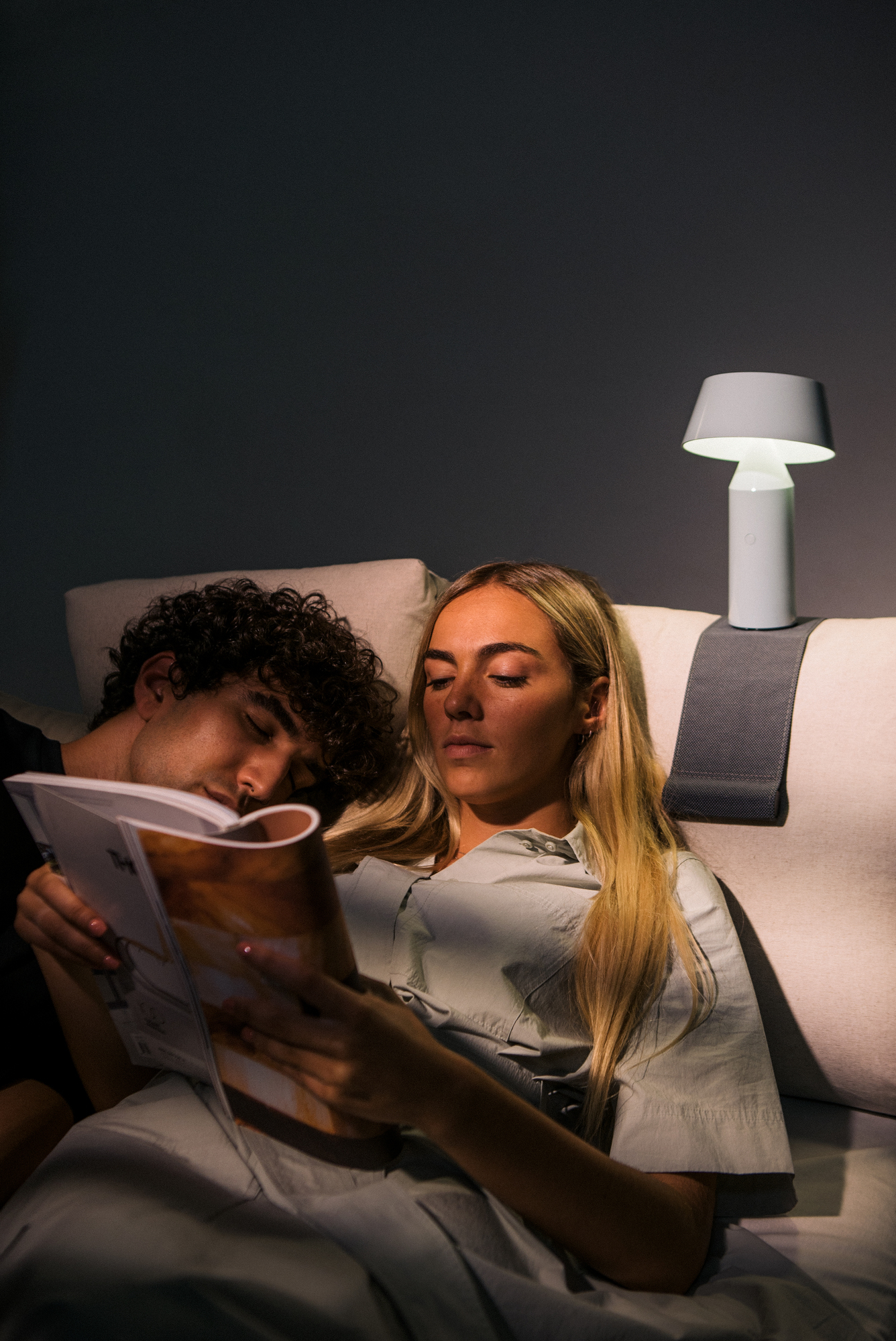 Bicoca Portable lamp Oplaadbare lamp / Tafellamp WIJNROOD marset UNIEK EXEMPLAAR 