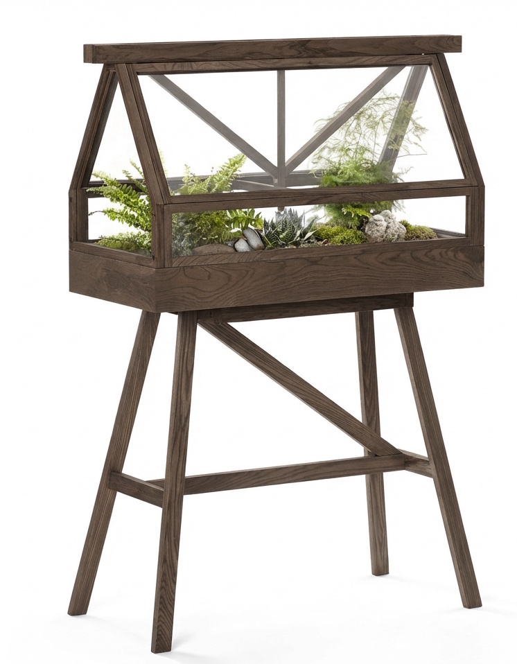 Greenhouse-kas Design House Stockholm donker essenhout