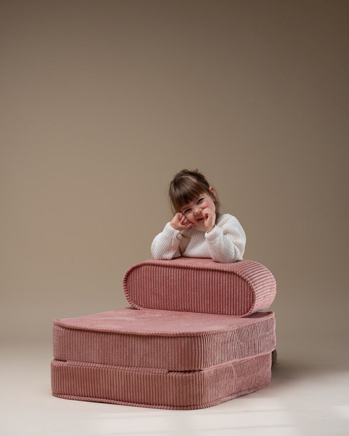 Wigiwama Pink Mousse kinderklapstoel
