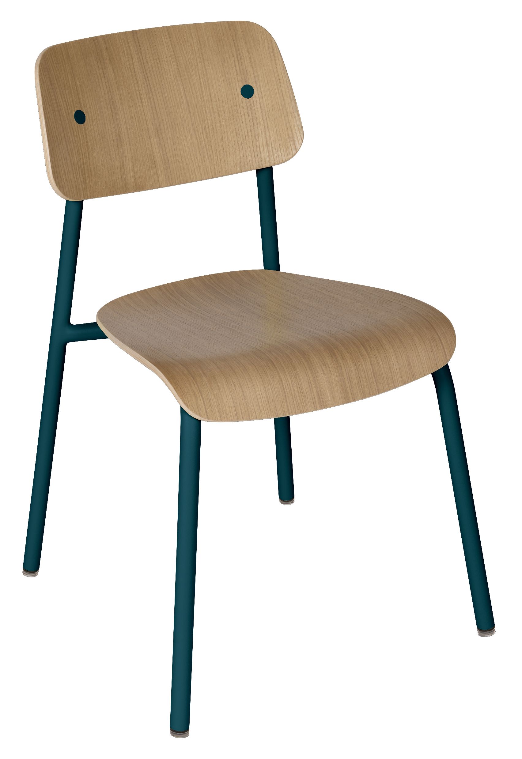 Studie Chair stoel van eikenhout voor binnen, Fermob
