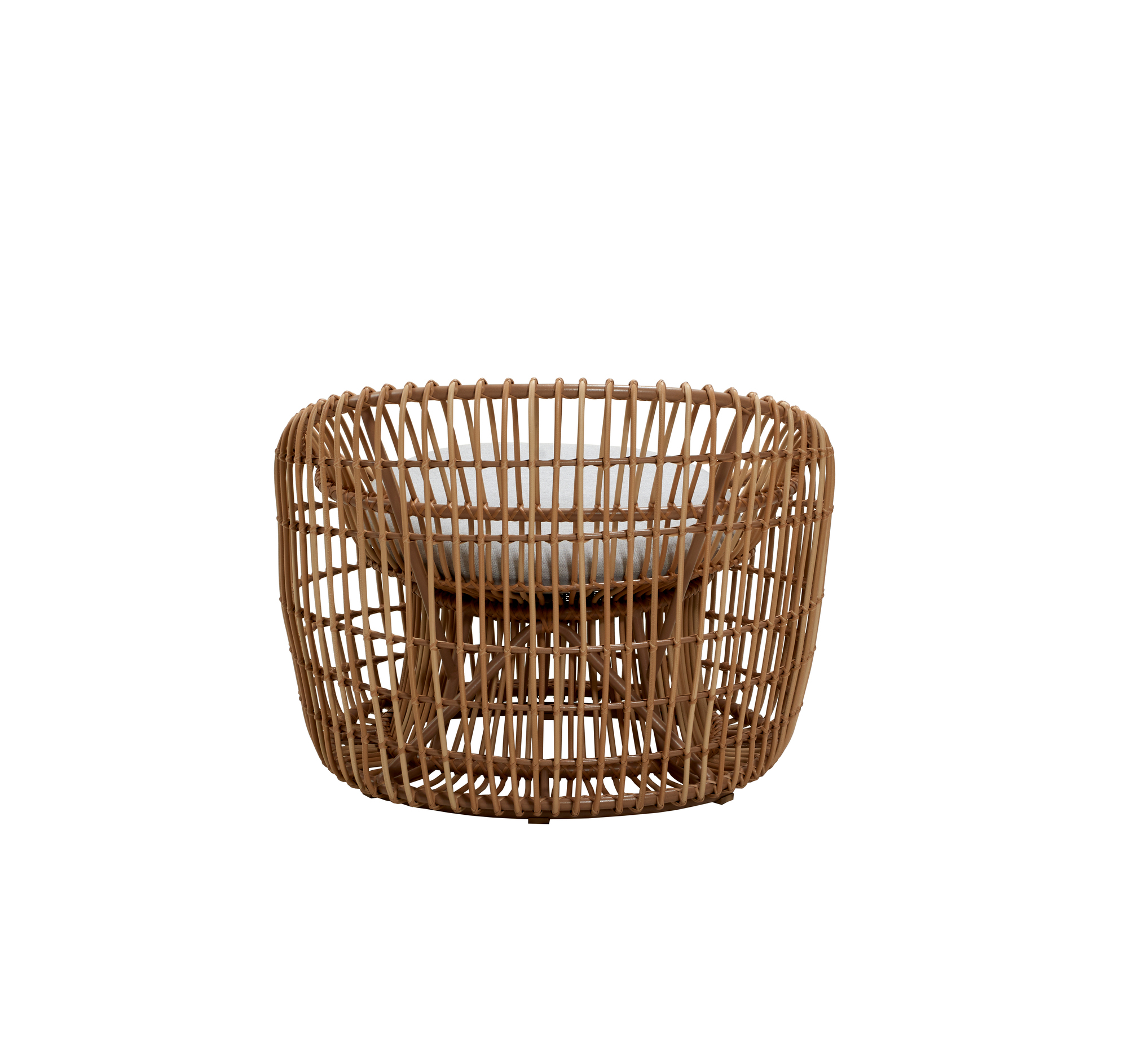 Nest Outdoor ronde fauteuil met kussens van Cane-Line