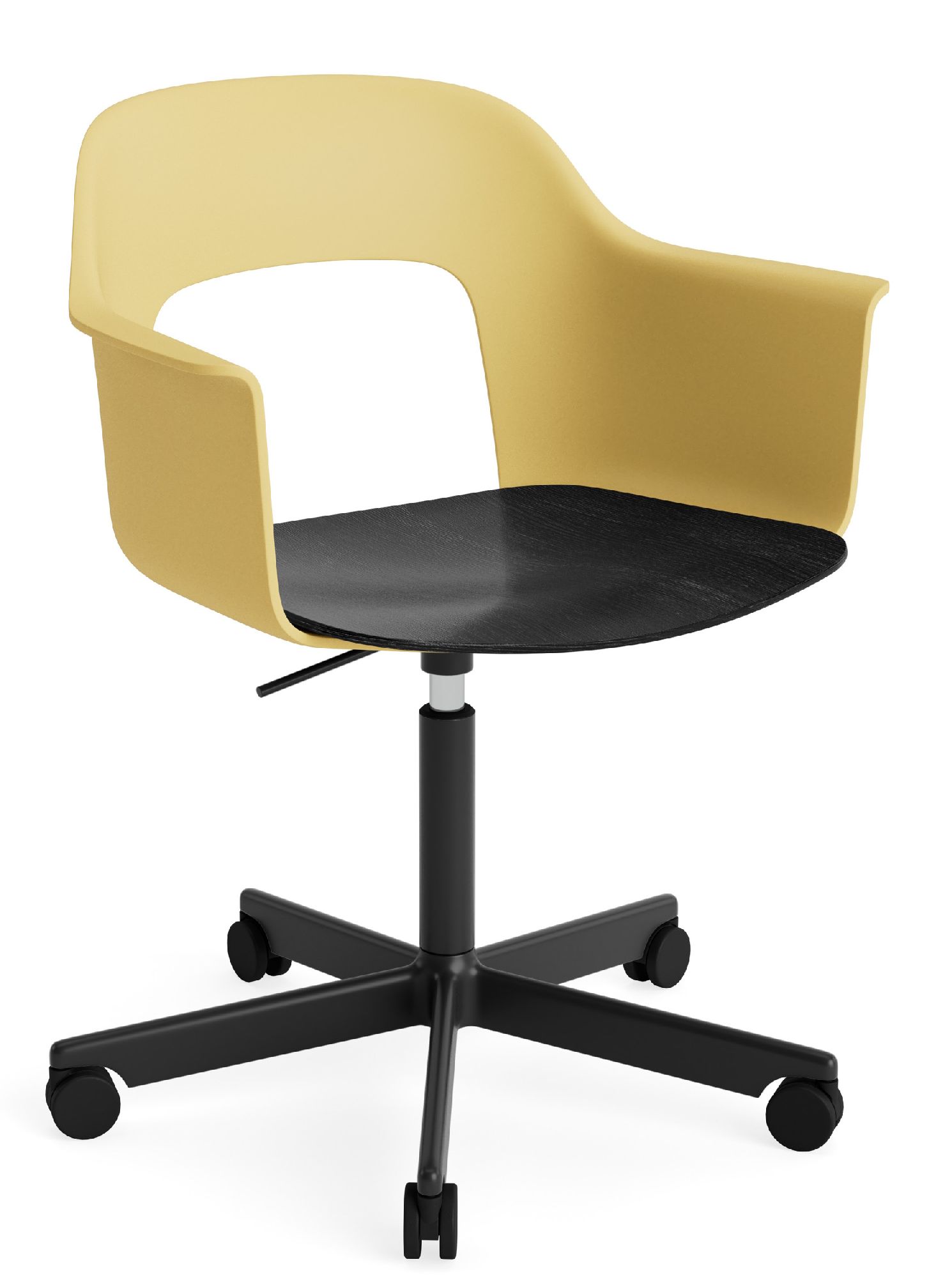 Layout Armchair 242 Fauteuil met 4-sterrenvoet, gasveer en draaifunctie Hay