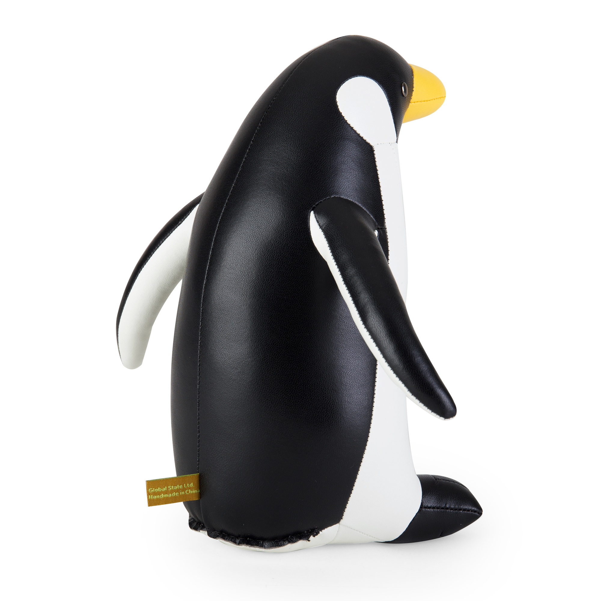 Buchstütze in Pinguin-Form, Züny Design, schwarz-weiß, dekorative und praktische Geschenkidee für Bücherliebhaber.