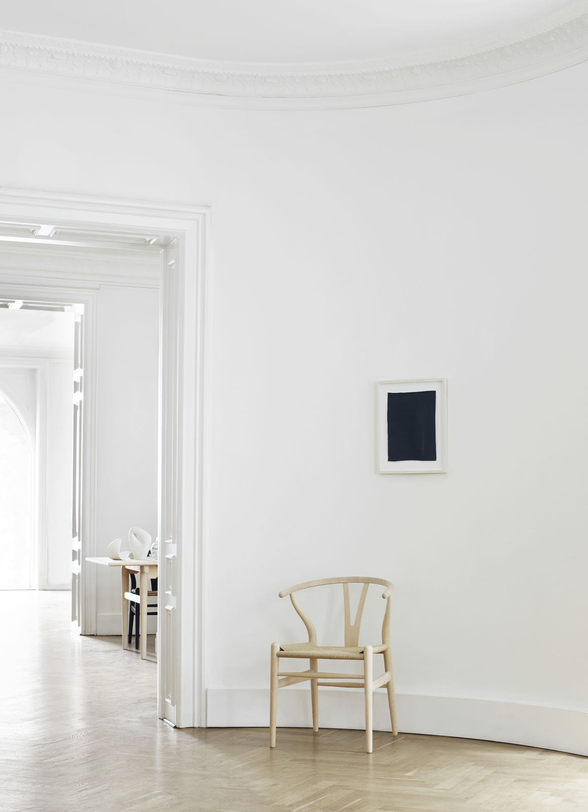 CH24 Wishbone Chair aus Buchenholz geölt, ein Designklassiker von Carl Hansen & Søn.