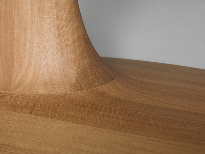 Draaitafel Oval L 300 - 330 cm Eettafel Zeitraum