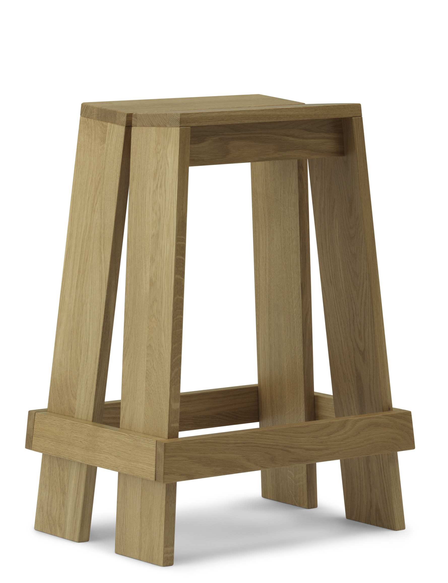 Let Barstool Barhocker H 65 cm von Normann Copenhagen aus Eichenholz, moderne Sitzgelegenheit.