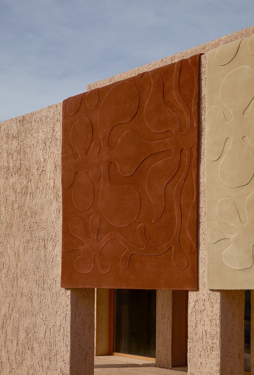 Lucia Eames Rooted-tapijt Terracota Nanimarquina