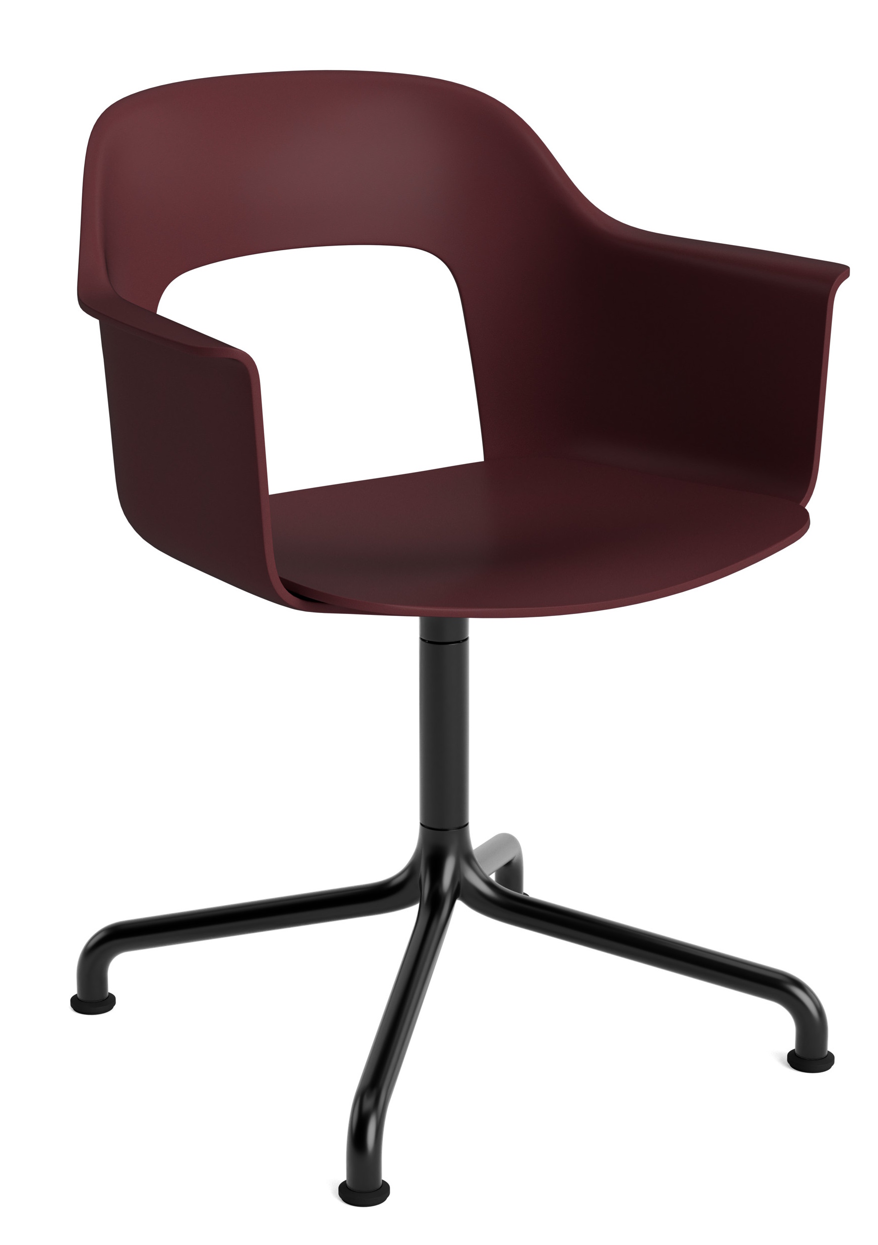 Layout Armchair 251 Fauteuil met 4-sterrenvoet, draaivoet met gebogen voetkruis Hay