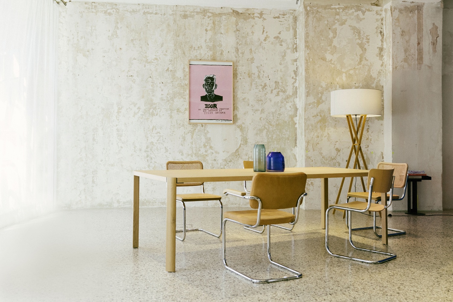 S 32 V Stalen buis Klassieker Freischwinger CHROOM/NATUUR Thonet VOORKEURSCOMBINATIE