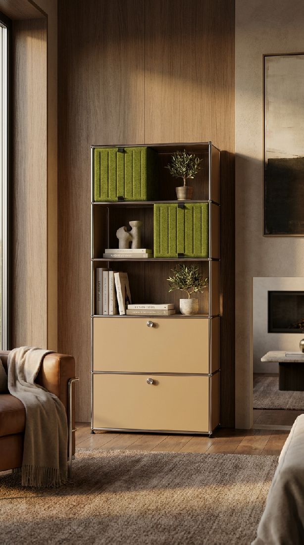 USM Haller-rek met Soft Panels M69 