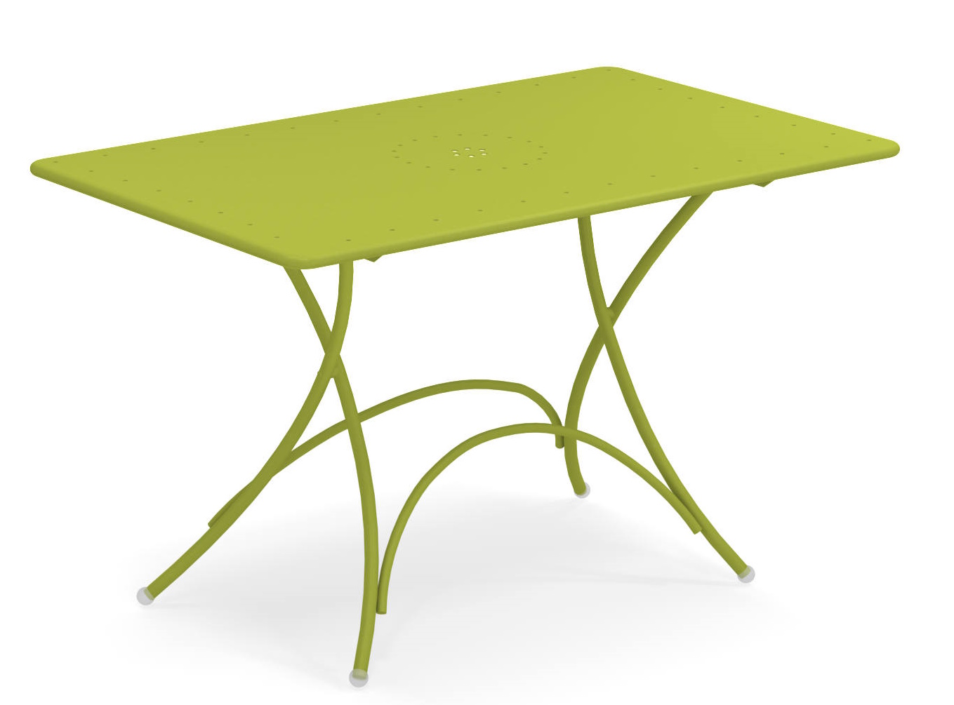Grüner Pigalle Klapptisch von Emu für den Garten oder die Terrasse, Outdoor-Möbel.