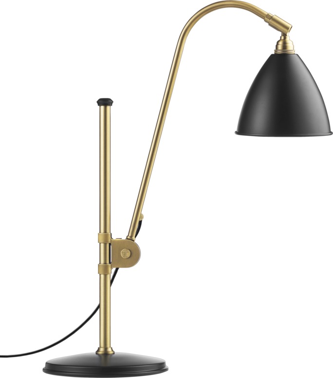 Bestlite BL 1 tafellamp zwart / messing Gubi