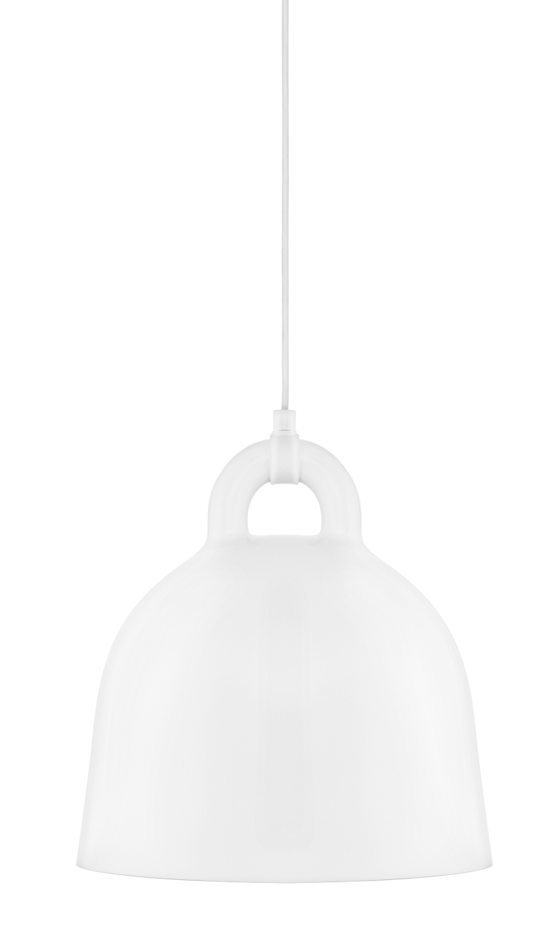 Bell Lamp hanglamp Ø 35 x H 37 cm / WIT Normann Copenhagen UNIEK EXEMPLAAR