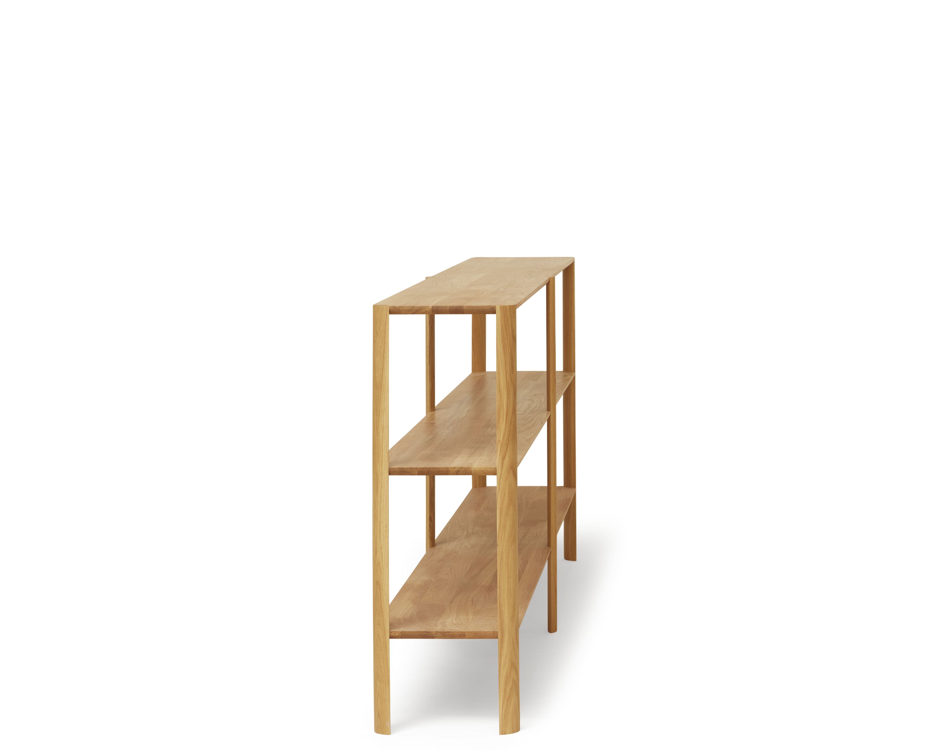 Leaf Regal 2x3 von Form & Refine aus geölter Eiche, modernes Holzregal.