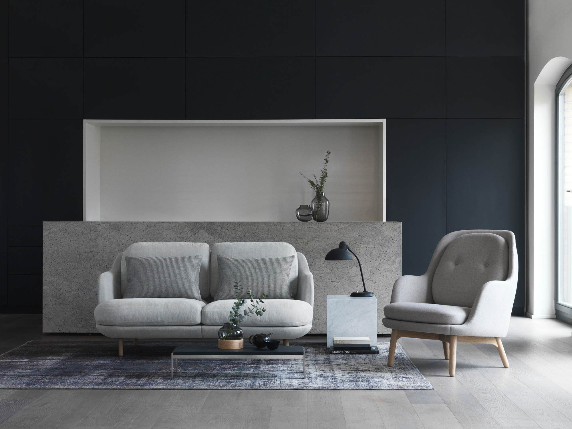 6556 T Tafellamp KAISER idell Fritz Hansen matzwart