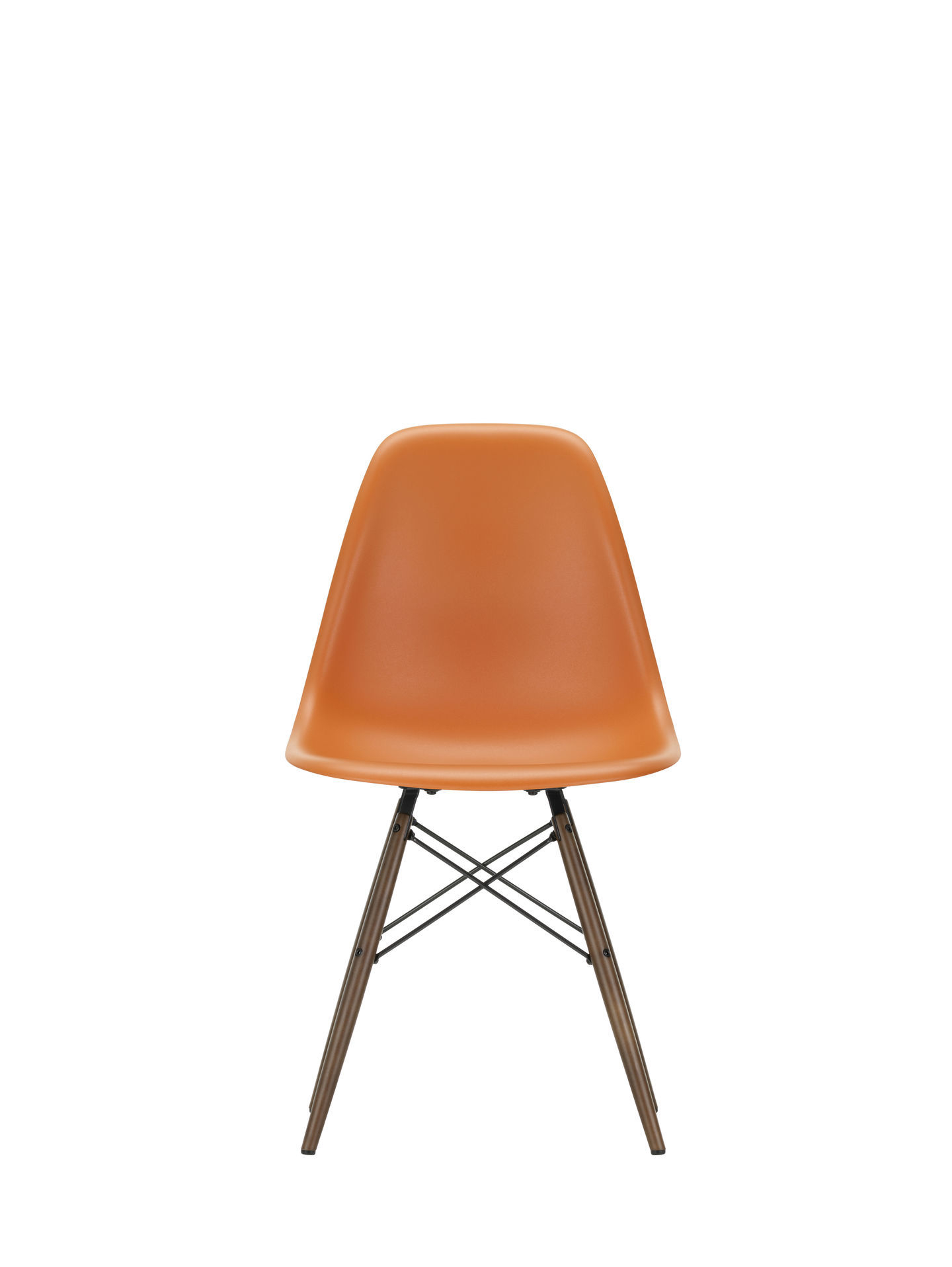 Eames Plastic Side Chair DSW stoel Vitra esdoorn zwart-groen