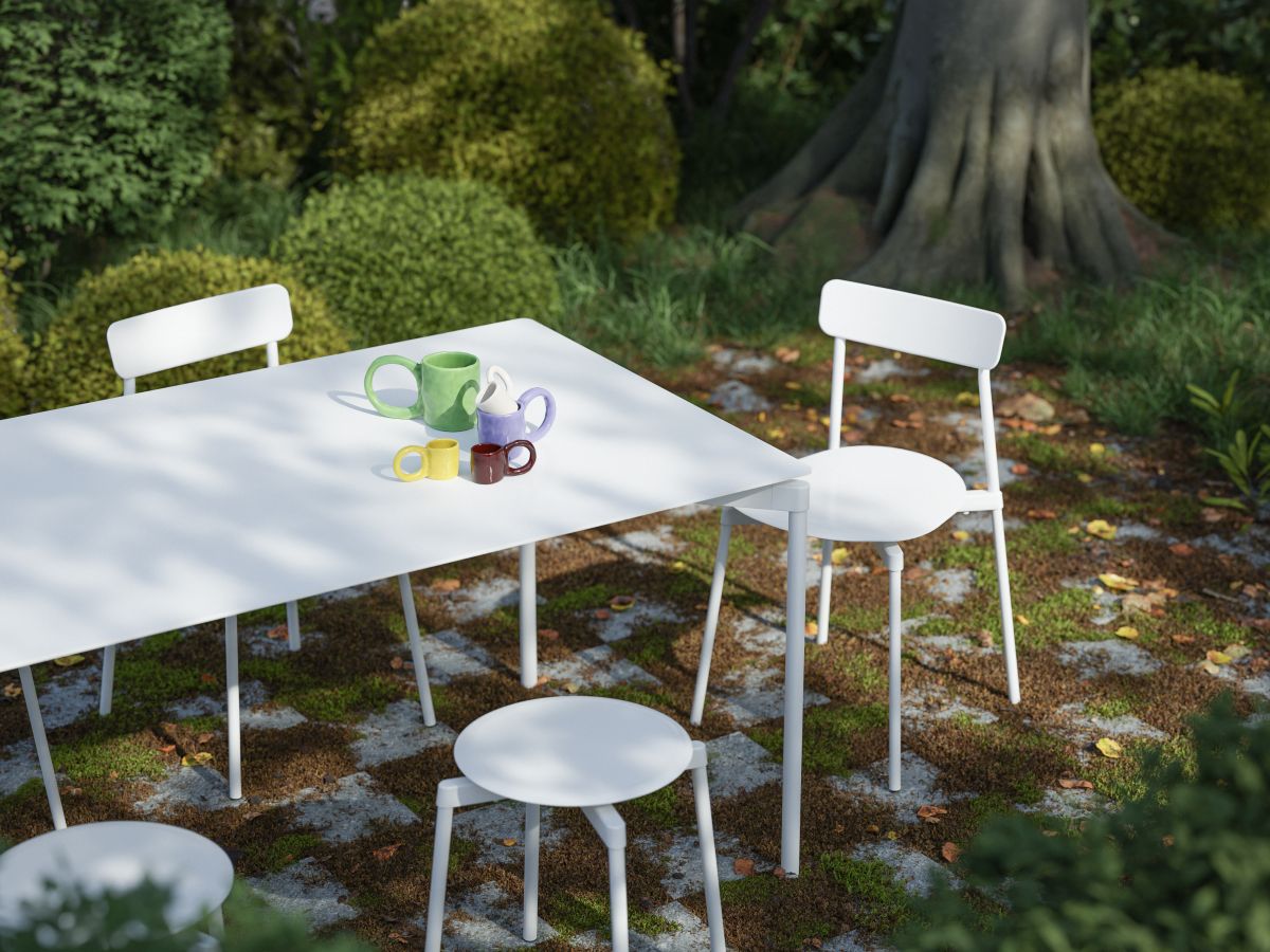 Fromme Chair stoel Petite Friture bruinrood