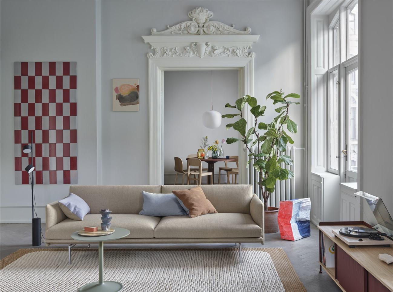 Post vloerlamp van Muuto