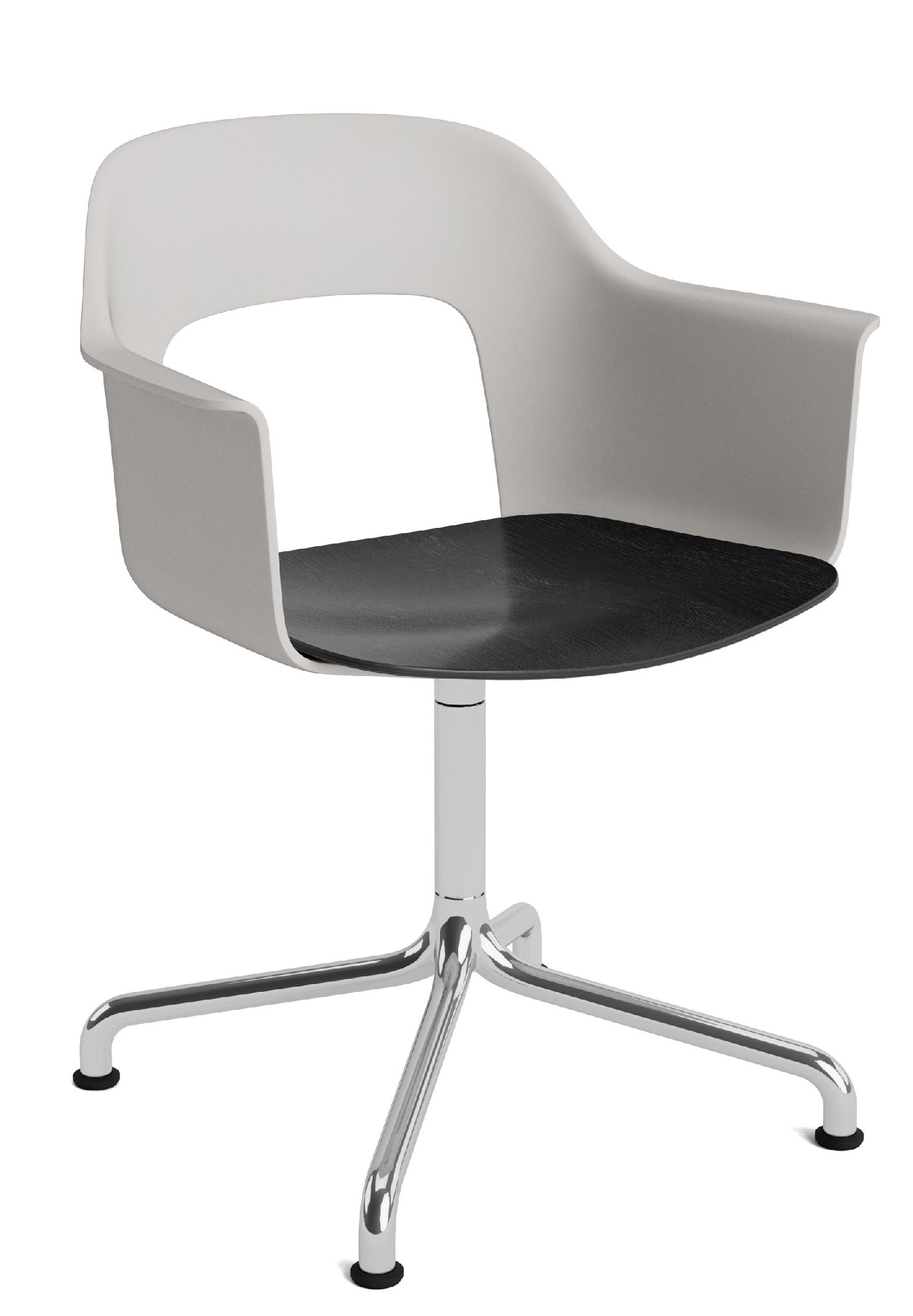 Layout Armchair 252 Fauteuil met 4-sterrenvoet, draaivoet met gebogen kruis Hay