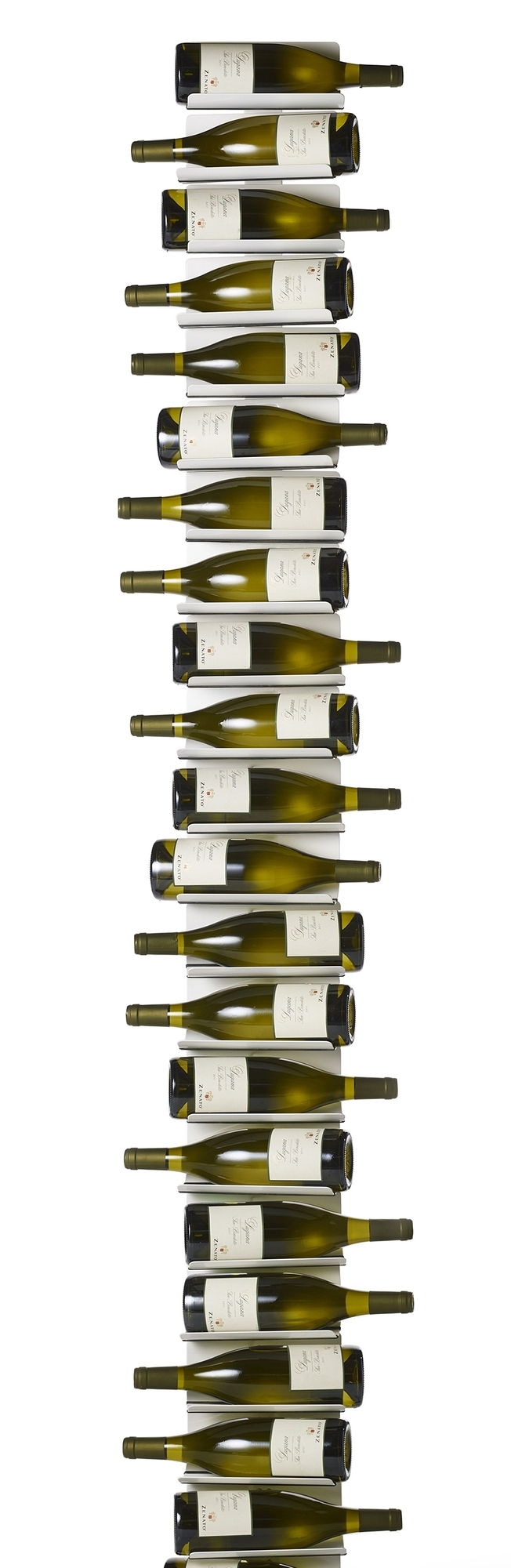 Ptolomeo Vino Wandregal mit Weinflaschen, modernes Design Weinregal für die Wandmontage.