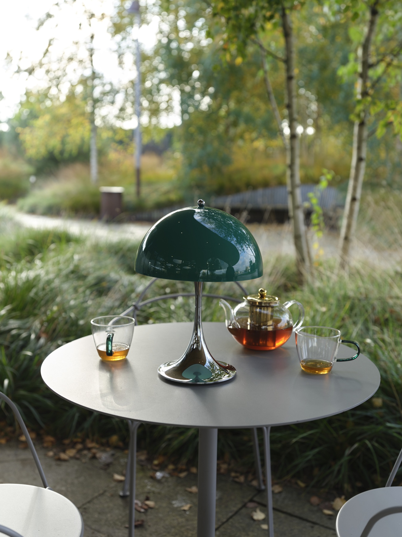 Panthella Originals 250 draagbare verlichting met oplaadbare batterij / tafellamp van Louis Poulsen