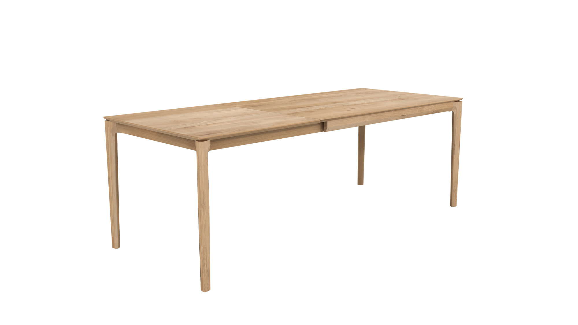Bok Esstisch ausziehbar von Ethnicraft, Eiche natur, moderner Holztisch für Esszimmer.