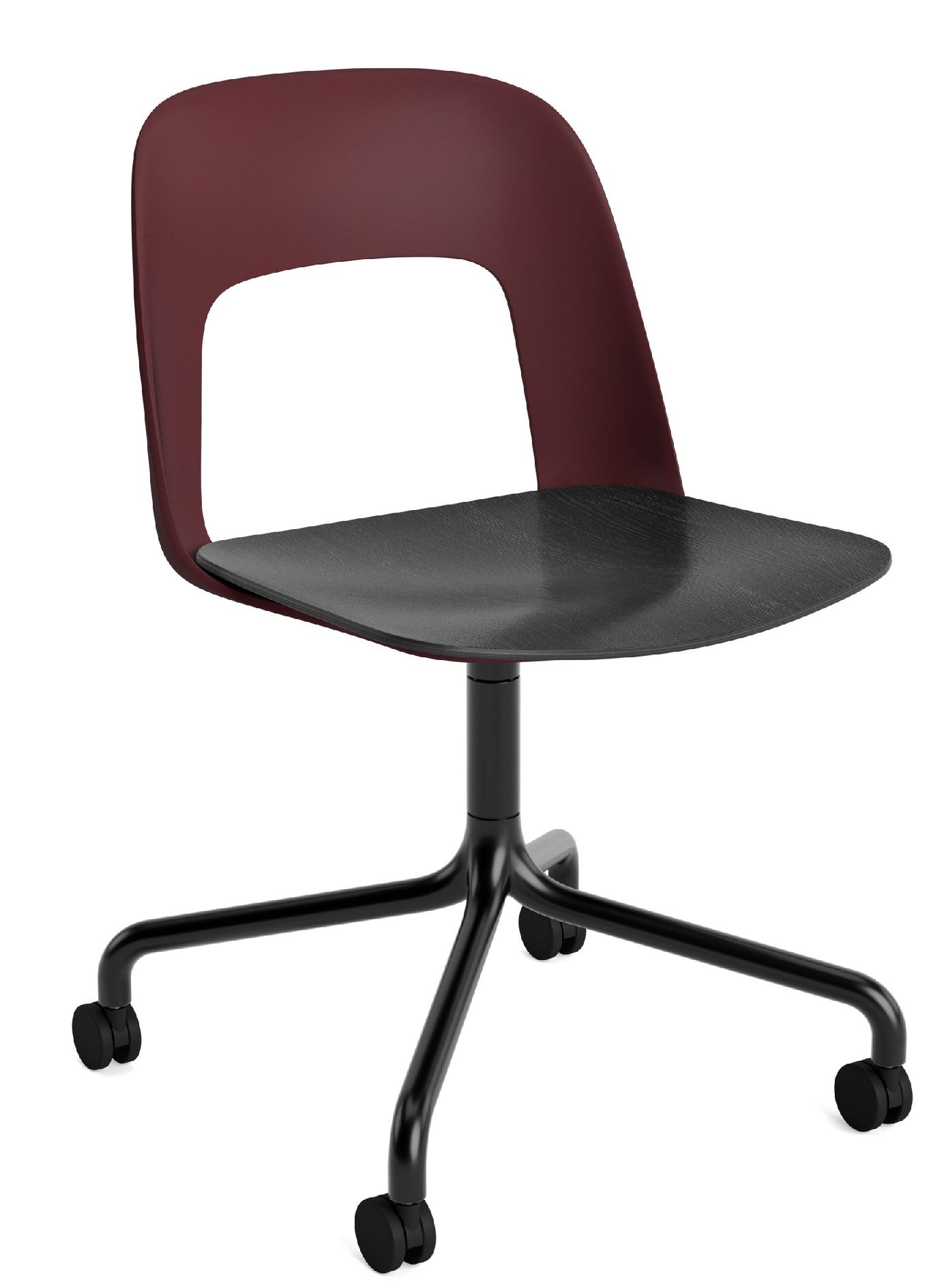 Layout Side Chair 162 draaistoel met vierpoot Hay
