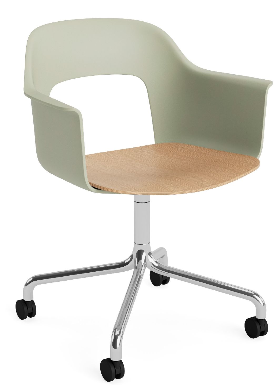 Layout fauteuil 262 met armleuningen van Hay