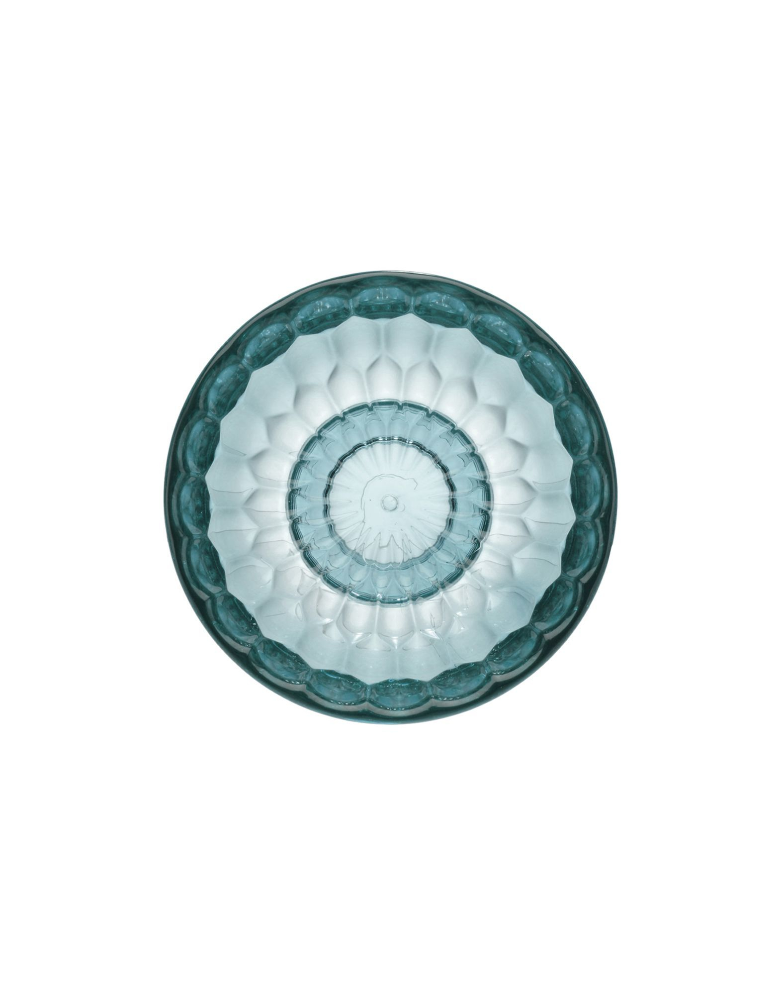 Nahaufnahme des blauen Kartell Jellies Coat Hangers Garderobenhakens mit dekorativem, facettiertem Design.