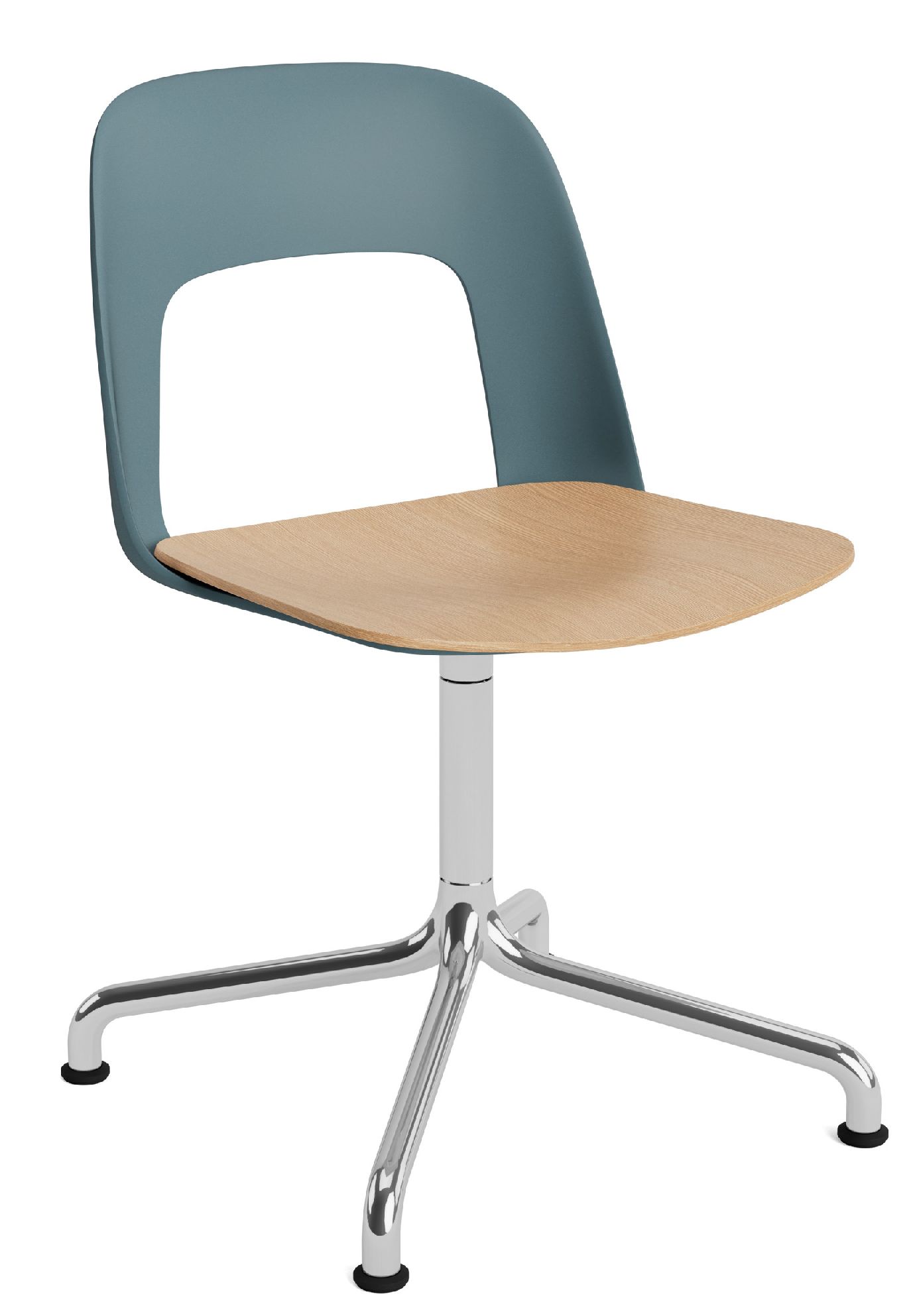 Layout Side Chair 152 draaistoel met vierpoot Hay