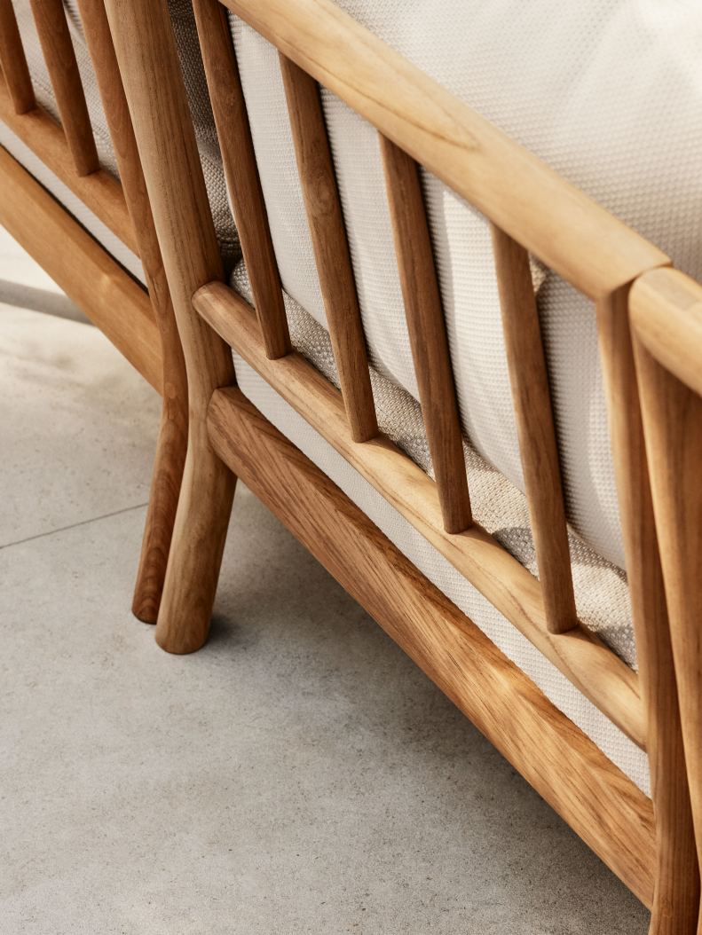 Tradition End-modulair buitenbank Skagerak van Fritz Hansen
