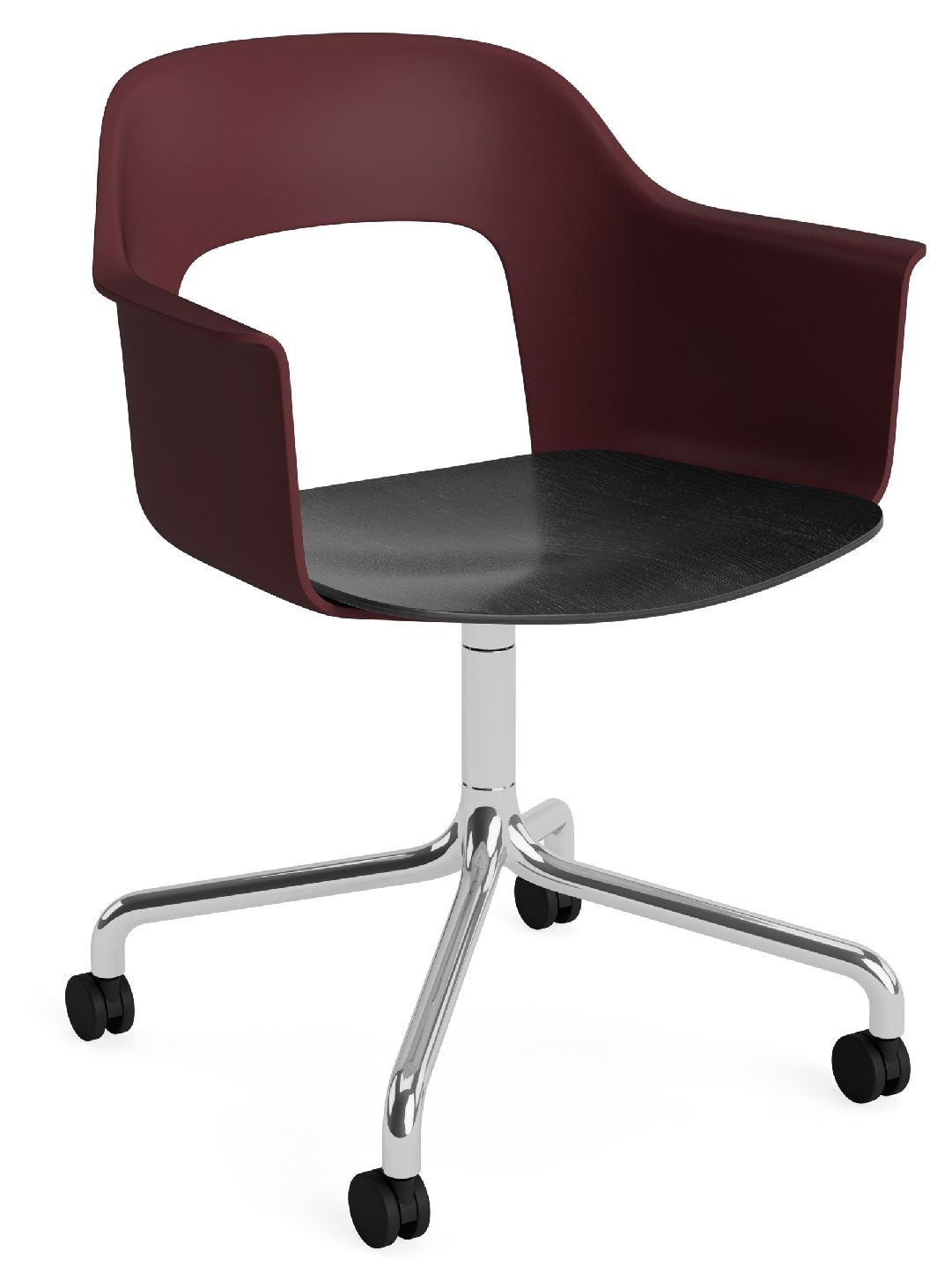 Layout fauteuil 262 met armleuningen van Hay