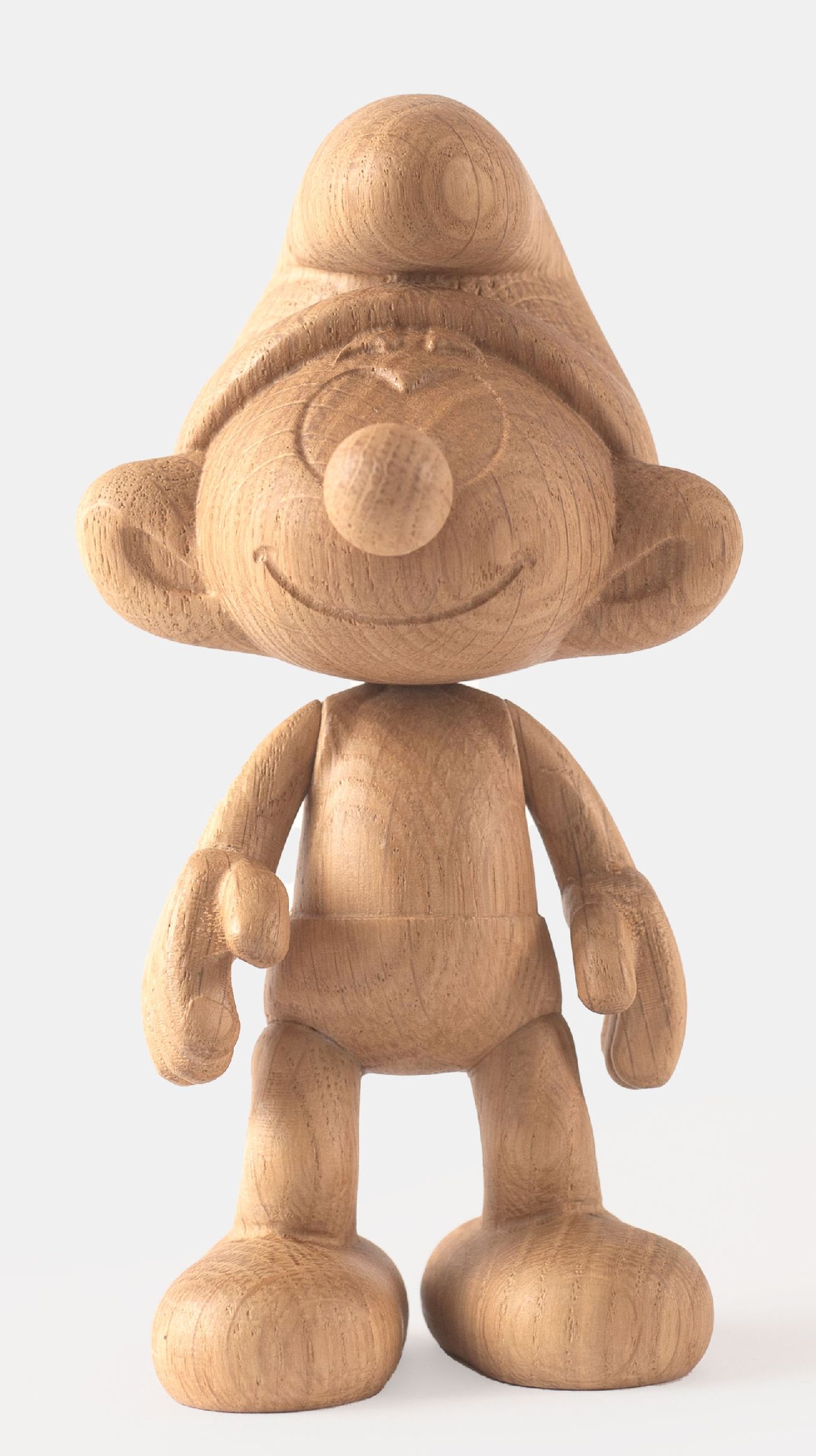 Smurf klein houten beeldje uit de Boyhood