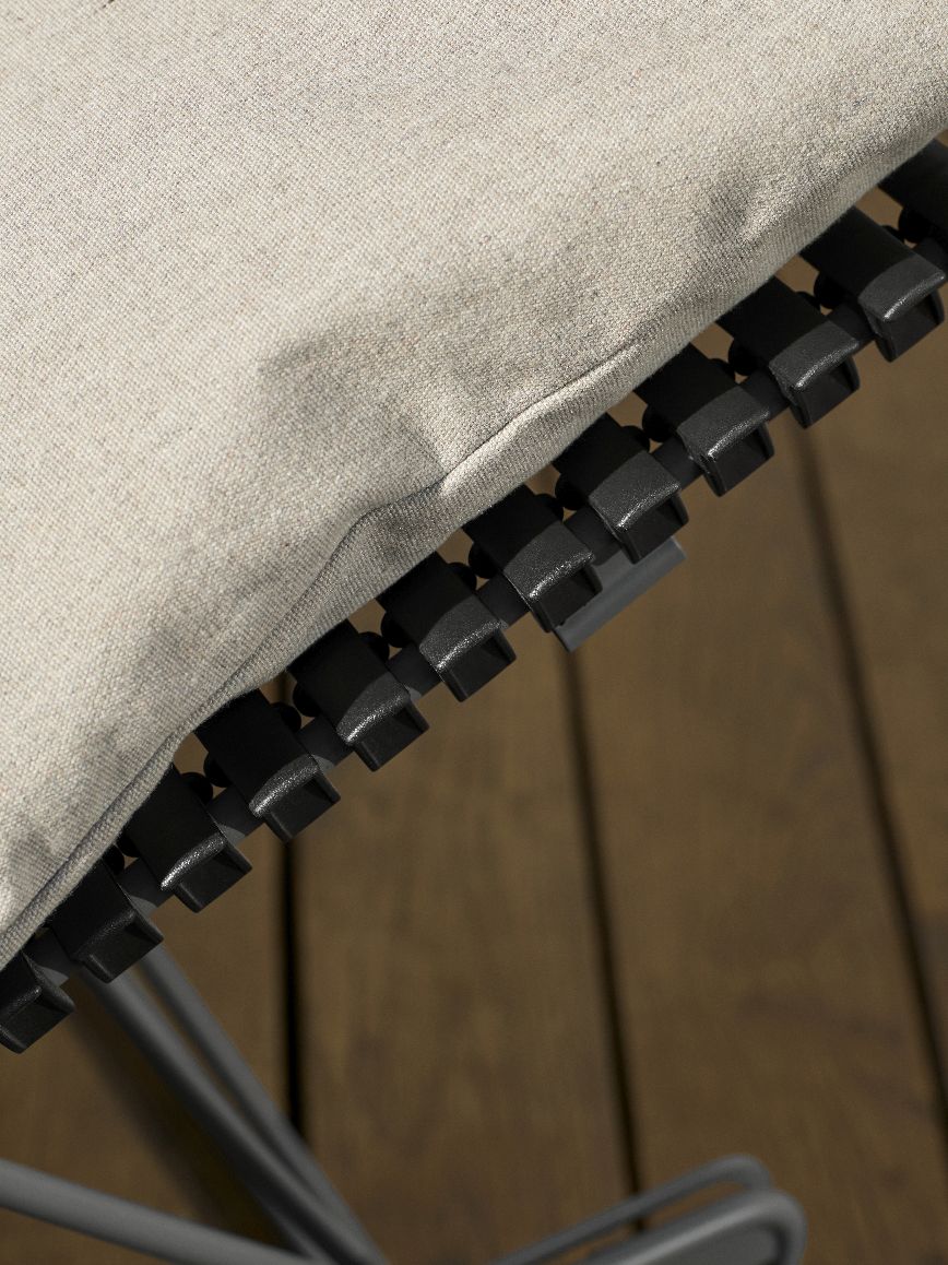 Click verstelbare chaise longue voor buiten Houe