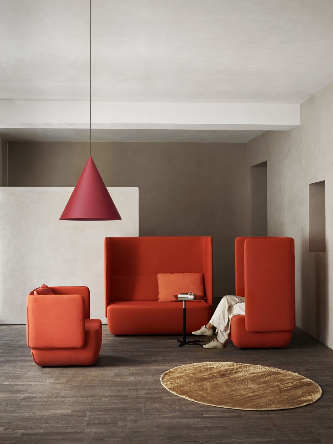 OPERA-stoel met lage rugleuning Softline