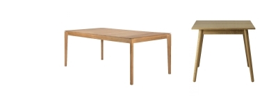 hoekige eettafels