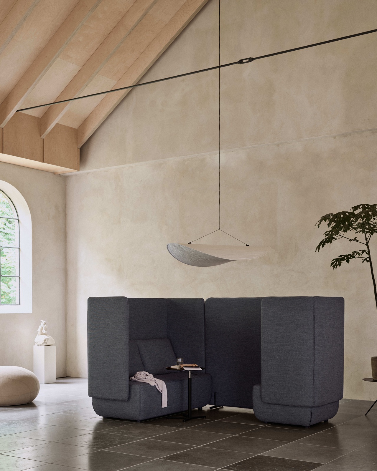 OPERA-fauteuil met hoge rugleuning Softline