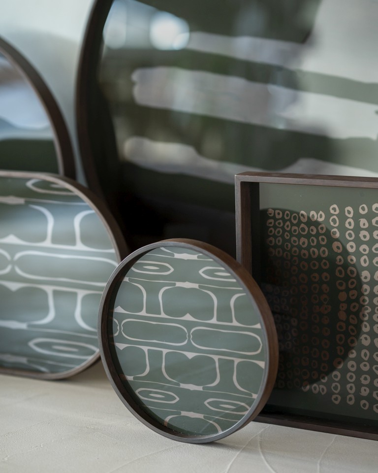 Second Nature Trays vierkant dienblad van Ethnicraft
