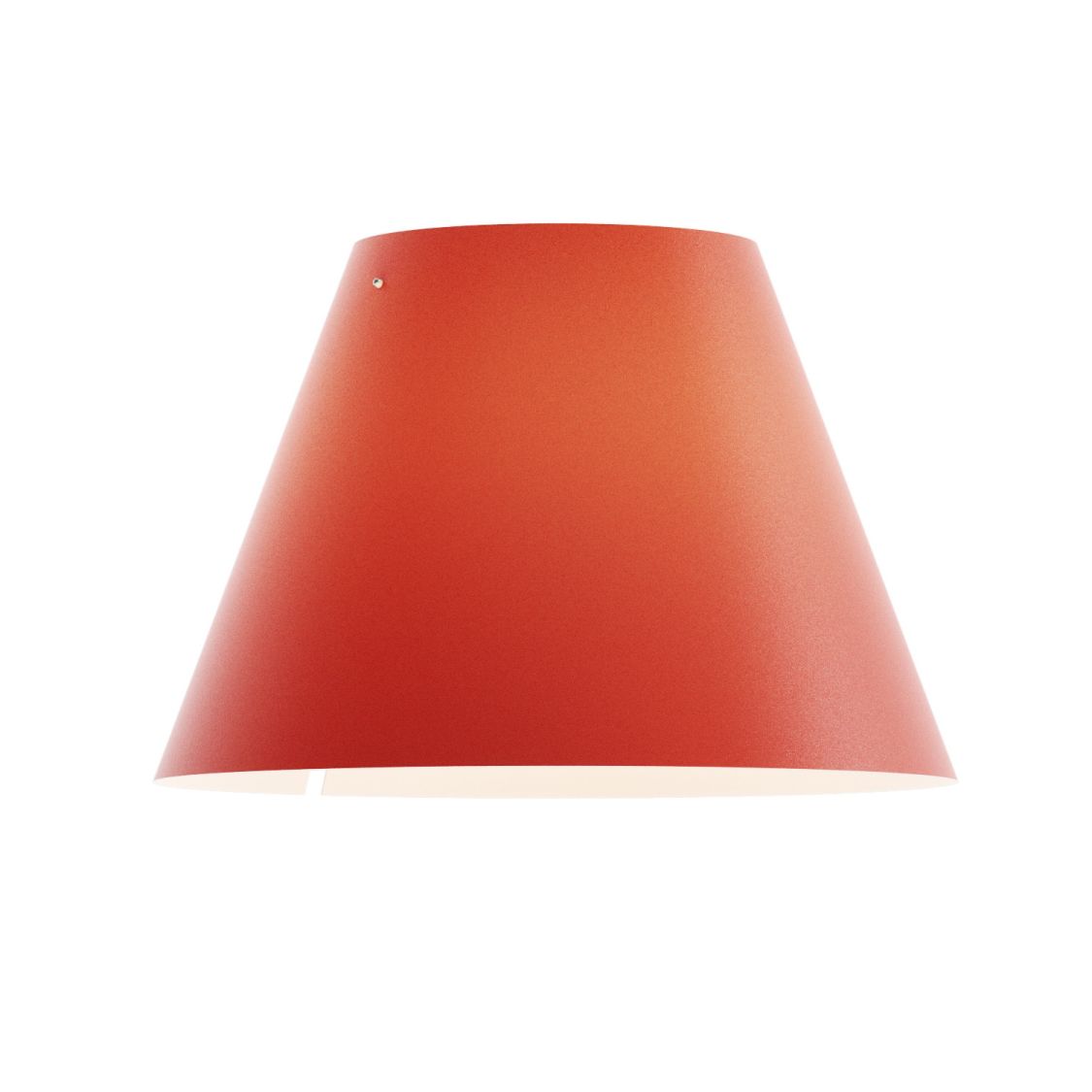 Roter Costanza Lampenschirm von Luceplan, D13, für Hängeleuchten und Stehleuchten.