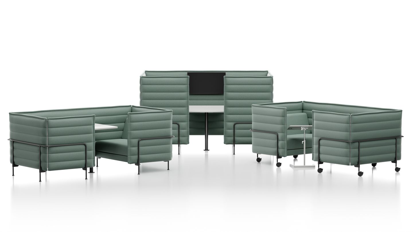 Alkoof Cabin Love Seat Hoge rugleuning Sofa Vitra