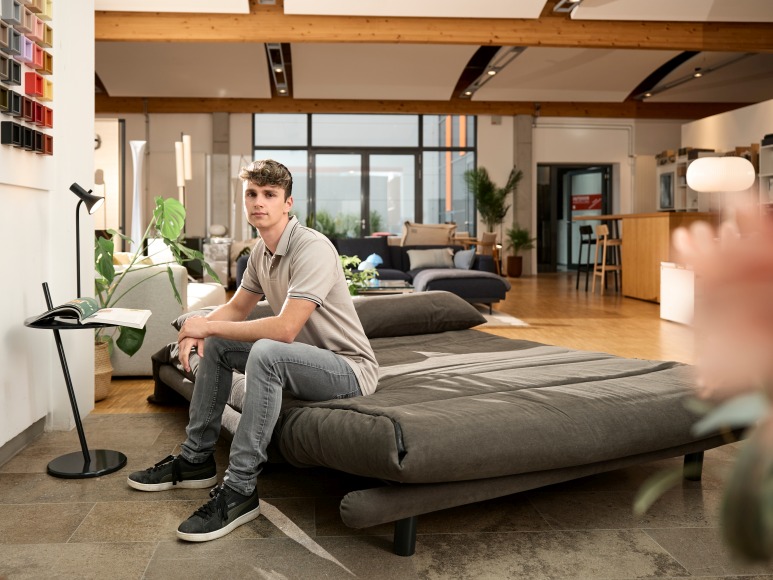 Multy First 3-zits slaapbank met wigkussens van ligne roset