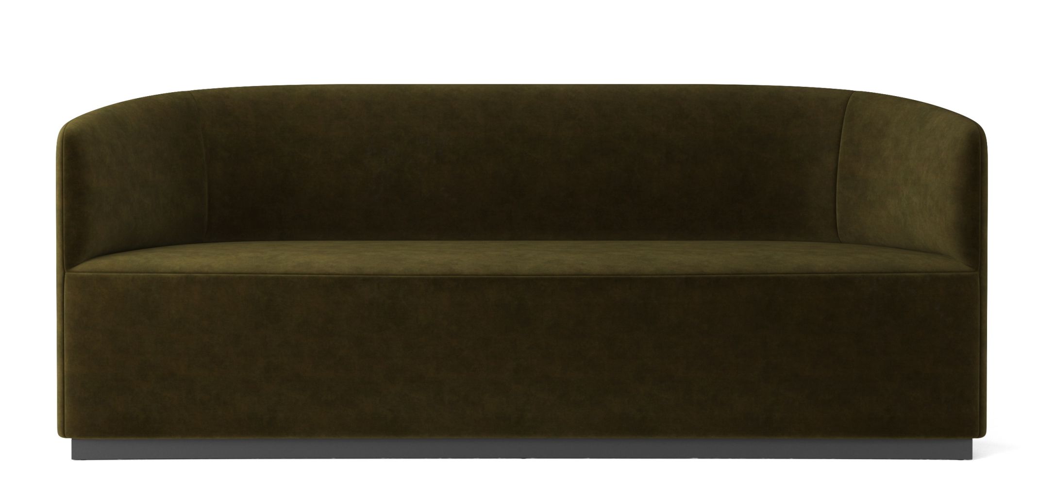 Tearoom Sofa von Audo in Olivgrün: Modernes, minimalistisches Design für Wohnzimmer und Lounge.