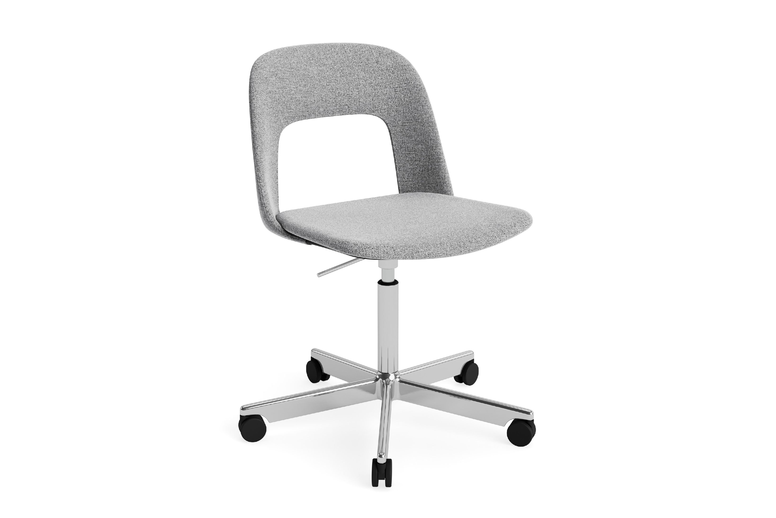 Layout Side Chair 144 stoel met vijfsterrenvoet van Hay